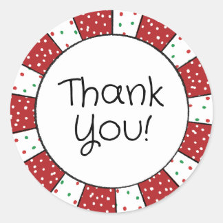 Holiday Cute Italian Cookes Classic Round Sticker