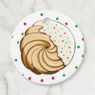 Holiday Cute Italian Cookes Favor Tags