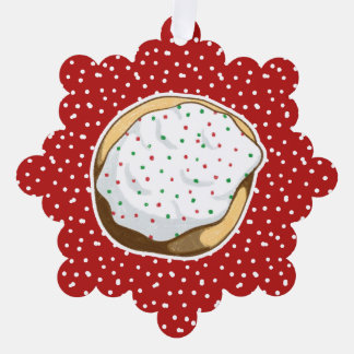 Holiday Cute Italian Cookies Ornament Card