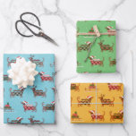 Holiday Dachshund Sweater Wrapping Paper
