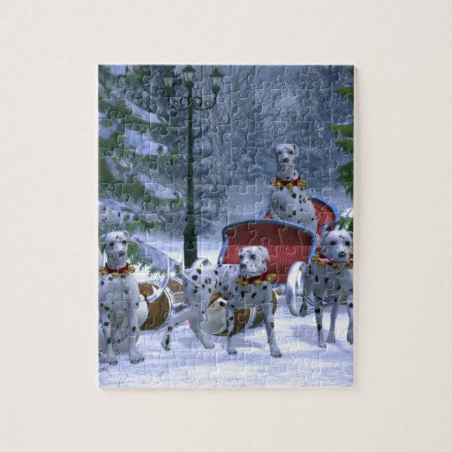 Holiday Dalmatians Jigsaw Puzzle (Vertical)