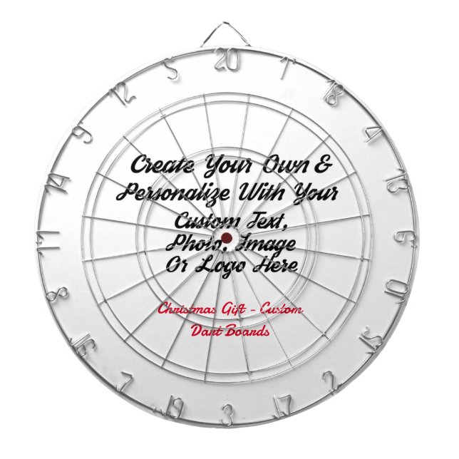Holiday Dart Board - Personalized Christmas Gift (Front)