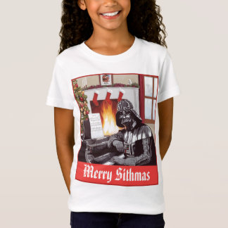 Holiday Darth Vader Warm By The Hearth T-Shirt