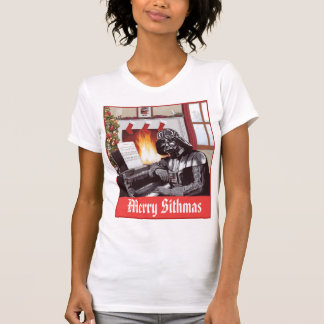 Holiday Darth Vader Warm By The Hearth T-Shirt