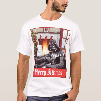 Holiday Darth Vader Warm By The Hearth T-Shirt