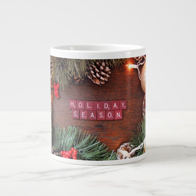 Holiday Day Giant Coffee Mug (Front)