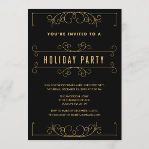 HOLIDAY DECO HOLIDAY PARTY INVITATION