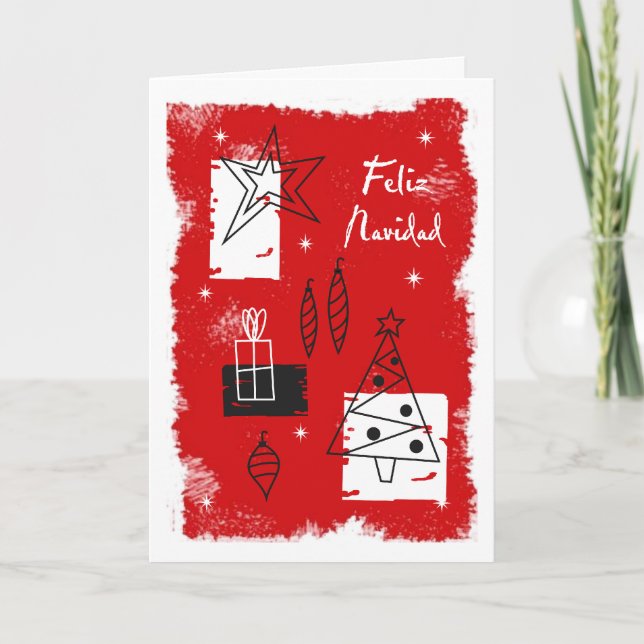 Holiday deco - spanish card (Front)