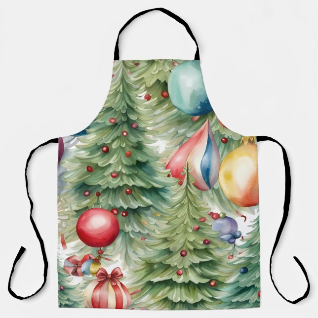 Holiday Decor  Apron (Front)