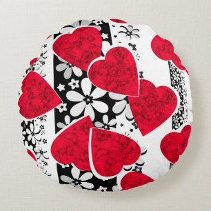 Holiday decor round pillow