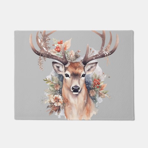 Holiday Deer All_Over Print Gift Doormat