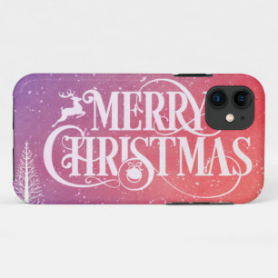 Holiday Deer Landscape iPhone 11 Case