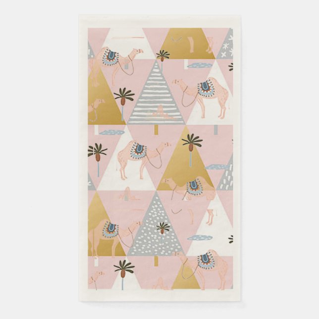 Holiday Desert Paper Guest Towel (Front)