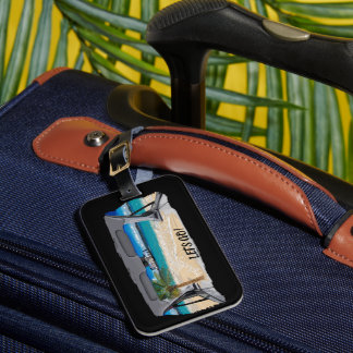 Holiday design luggage tag