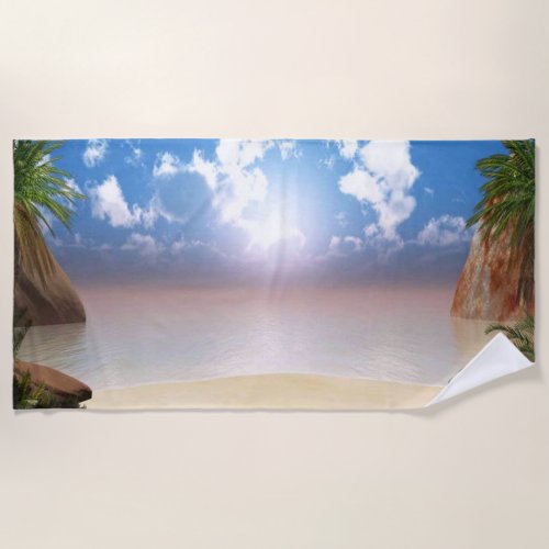 Holiday destination beach towel