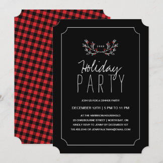 Holiday Dinner Party Invitation