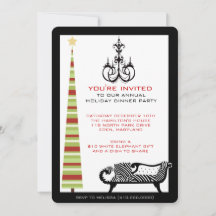 Holiday Dinner Party Invitations