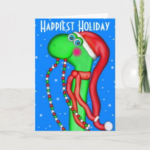 Holiday Dinosaur, Happiest Holiday Card