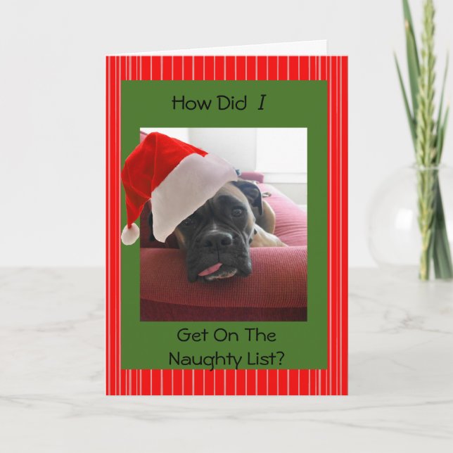 Holiday Dog Card (Front)