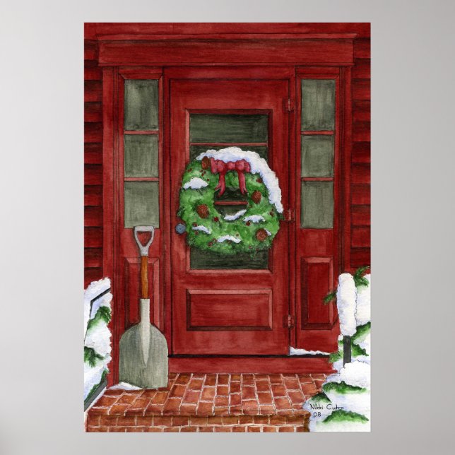 Holiday Door Print (Front)