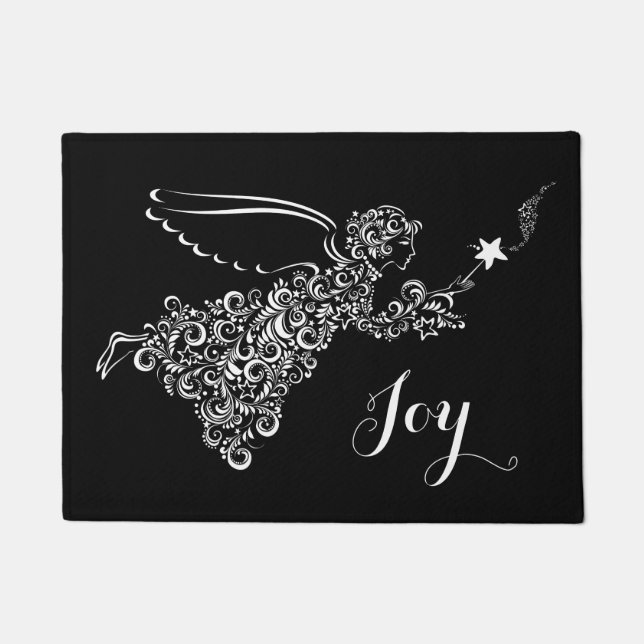 Holiday Doormat-Angel Doormat (Front)
