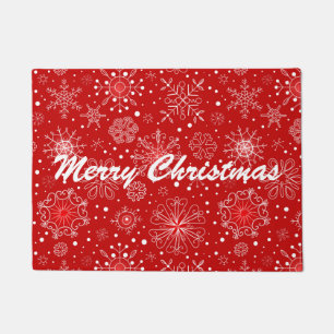 Holiday Doormat-Snowflakes Doormat