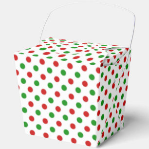 Holiday Dots Favor Boxes