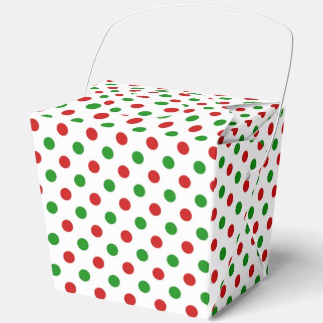 Holiday Dots Favor Boxes (Front)