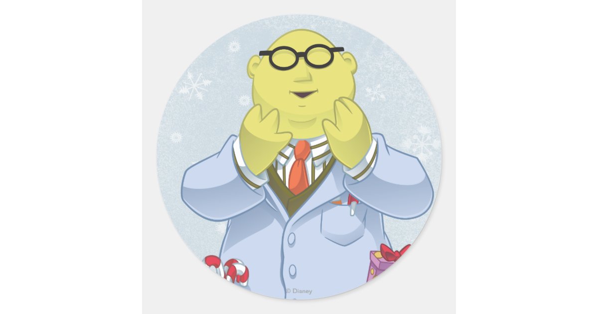 Holiday Dr Bunsen Honeydew Classic Round Sticker Zazzle Com