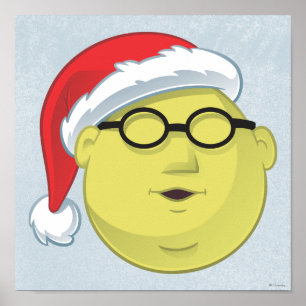 Holiday Dr. Bunsen Honeydew Face Poster