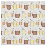 Holiday Drinks Hot Cocoa Egg Nog Buttered Rum Fabric