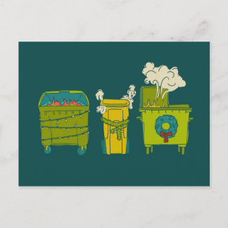 Holiday Dumpster Fire Postcard - "Sorry"