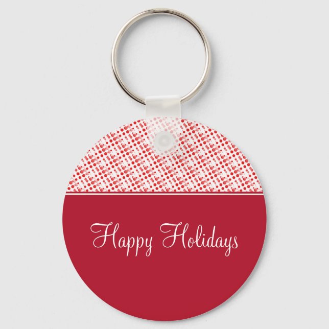 Holiday Effervescence Christmas Keychain (Front)