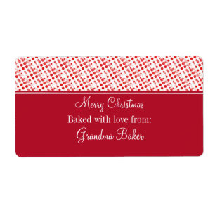 Holiday Effervescence Christmas Labels, Red Label