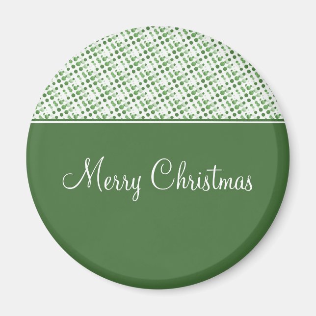 Holiday Effervescence Christmas Magnet (Front)
