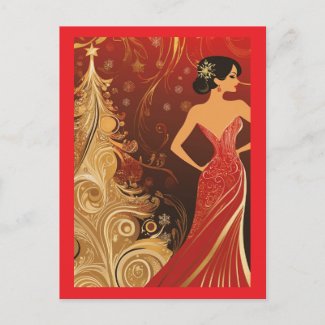 HOLIDAY ELEGANCE #3 Postcard