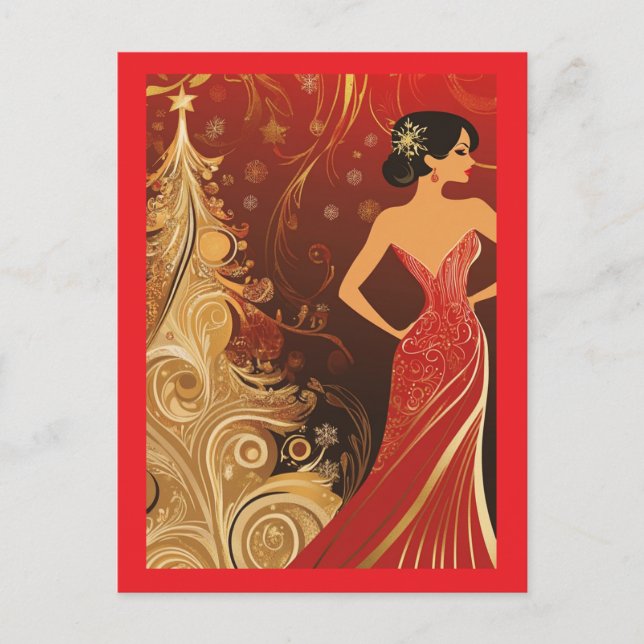 HOLIDAY ELEGANCE #3 Postcard (Front)