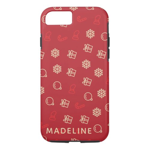 Holiday elements iPhone 87 case