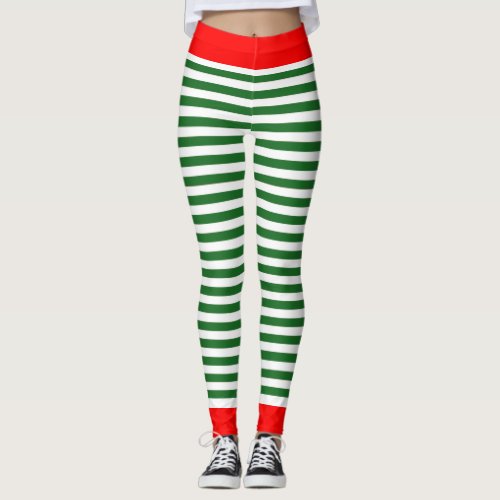 Holiday Elf Leggings _ Christmas Elf Costume Pants