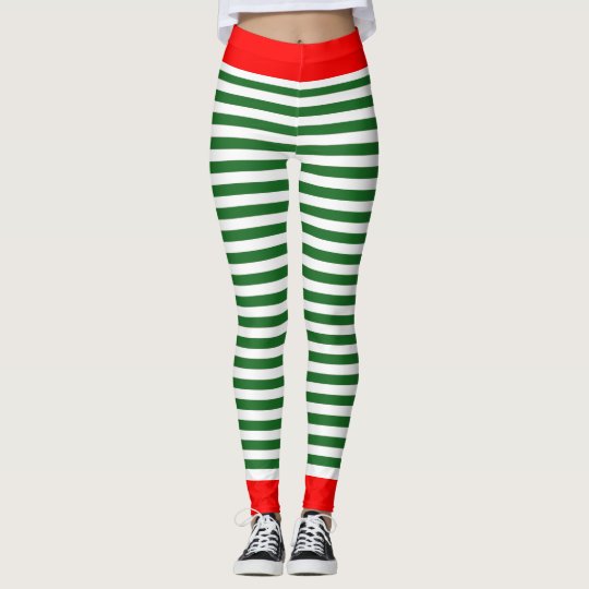 Holiday Elf Leggings - Christmas Elf Costume Pants | Zazzle.com