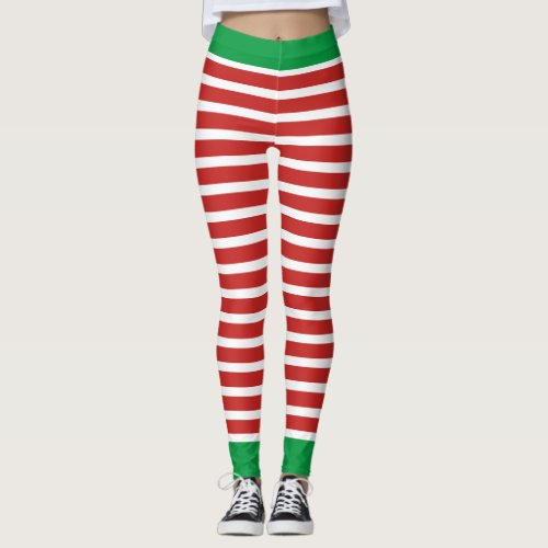 Holiday Elf Leggings  Christmas Elf Costume Pants