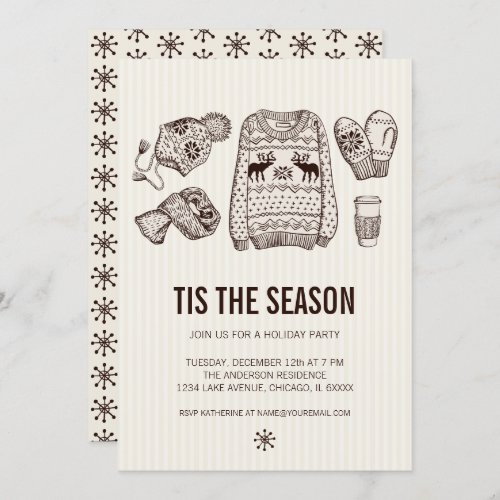 Holiday Essentials Holiday Party Invitation