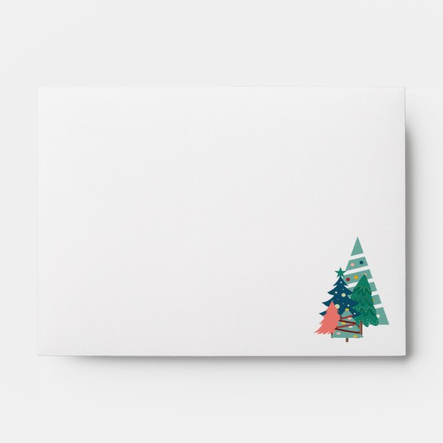 Holiday Evergreens Design Envelope (Front)