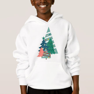 Holiday Evergreens Design Hoodie