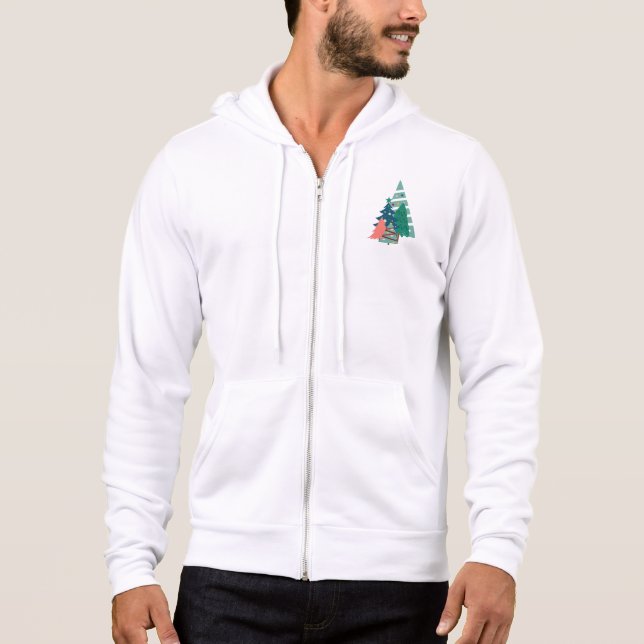 Holiday Evergreens Design Hoodie (Front)