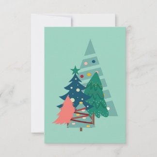 Holiday Evergreens Design Invitation