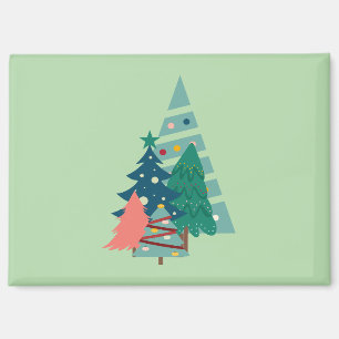 Holiday Evergreens Design Magnet