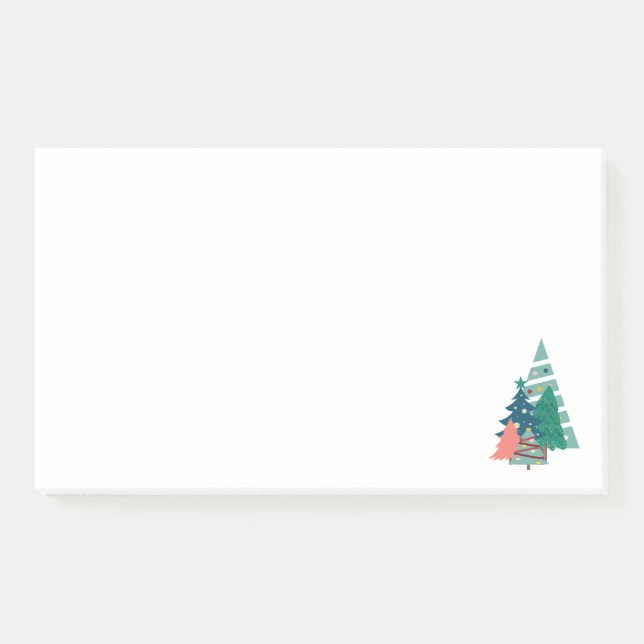 Holiday Evergreens Design Post-it Notes (Front)