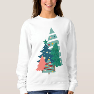 Holiday Evergreens Design Sweatshirt
