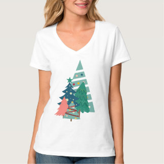 Holiday Evergreens Design T-Shirt